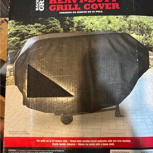 Back Yard Grill Heavy Duty Grill Cover by Blackstone - Black 65” New